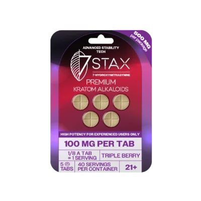 7Stax 7-OH Tablets Triple Berry 500mg 5 Count Buy Online